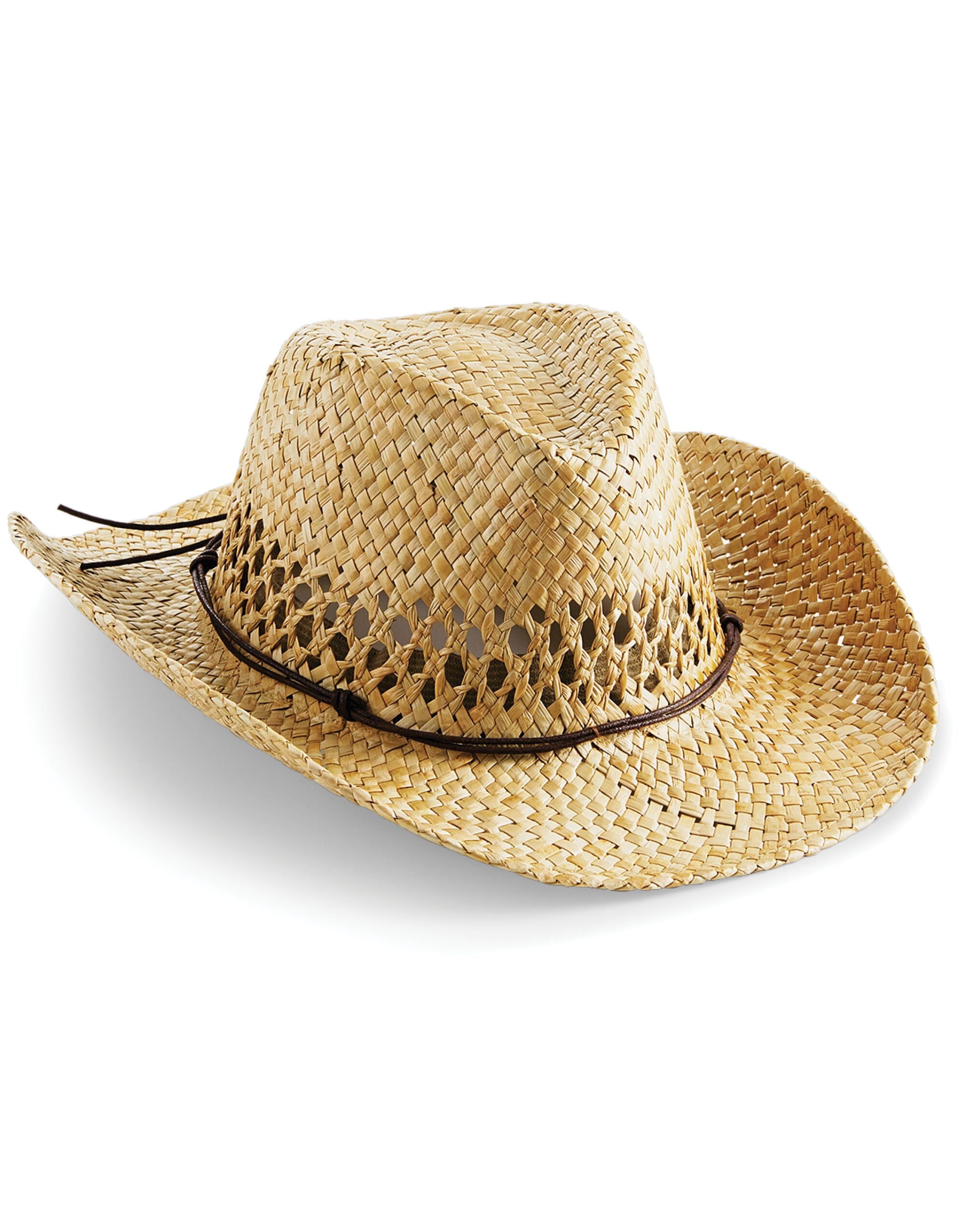 Beechfield Straw Cowboy Hat B735 - - Customisable Hats