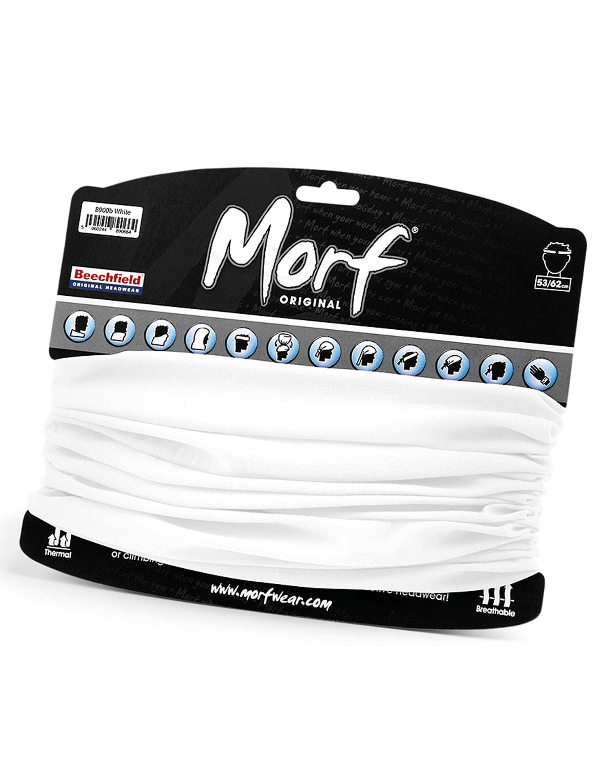 Beechfield Junior Morf¬Æ Original B900B - White O S - Customisable Snoods