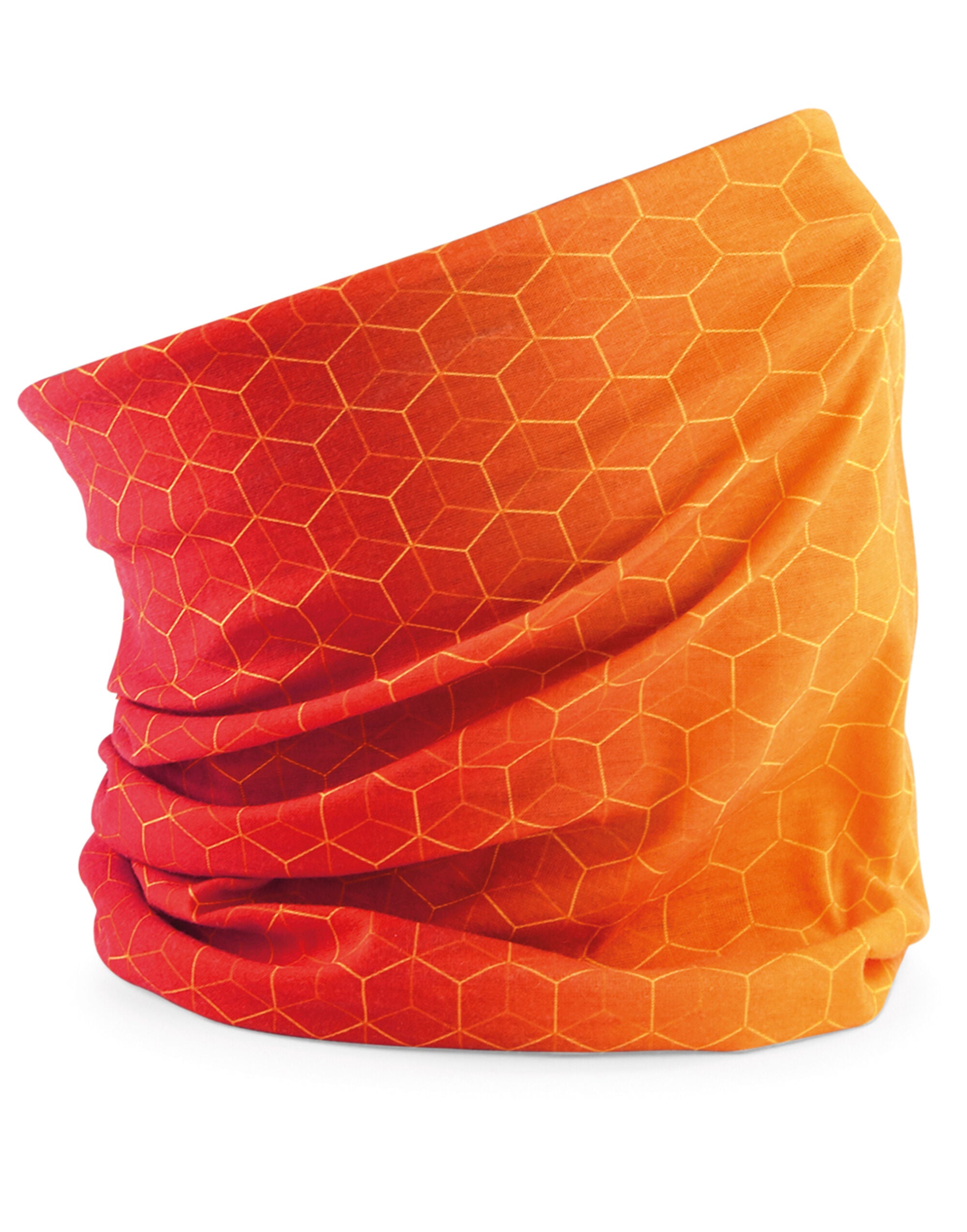 Beechfield Morf¬Æ Geometric B904 - Geo Orange O S - Customisable Scarves