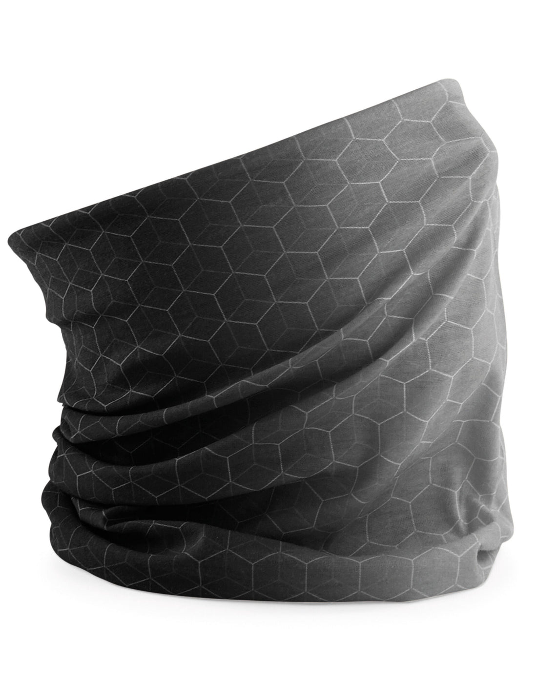 Beechfield Morf¬Æ Geometric B904 - Geo Grey O S - Customisable Scarves