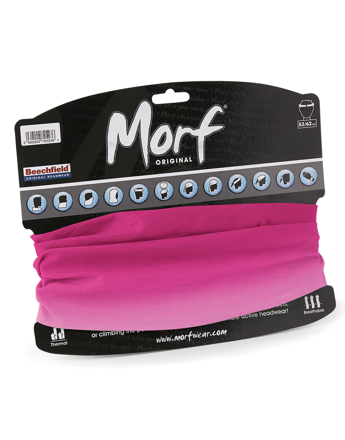 Beechfield Morf¬Æ Ombr√© B905 - Candy Floss Pinks O S - Customisable Scarves