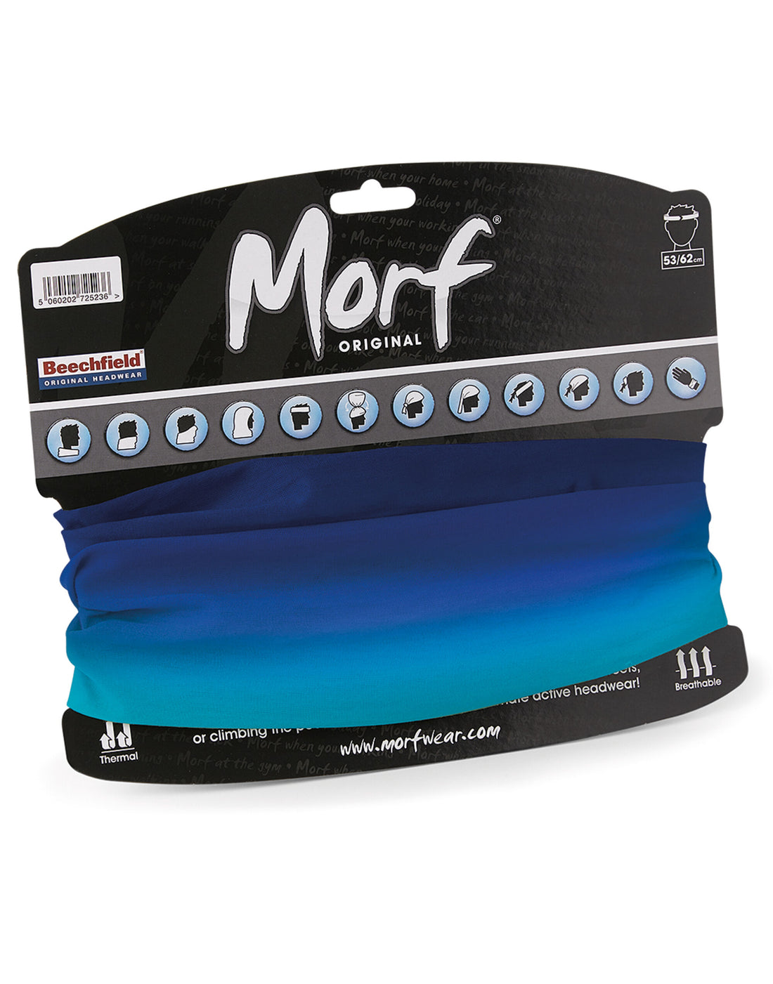 Beechfield Morf¬Æ Ombr√© B905 - Caribbean Blues O S - Customisable Scarves