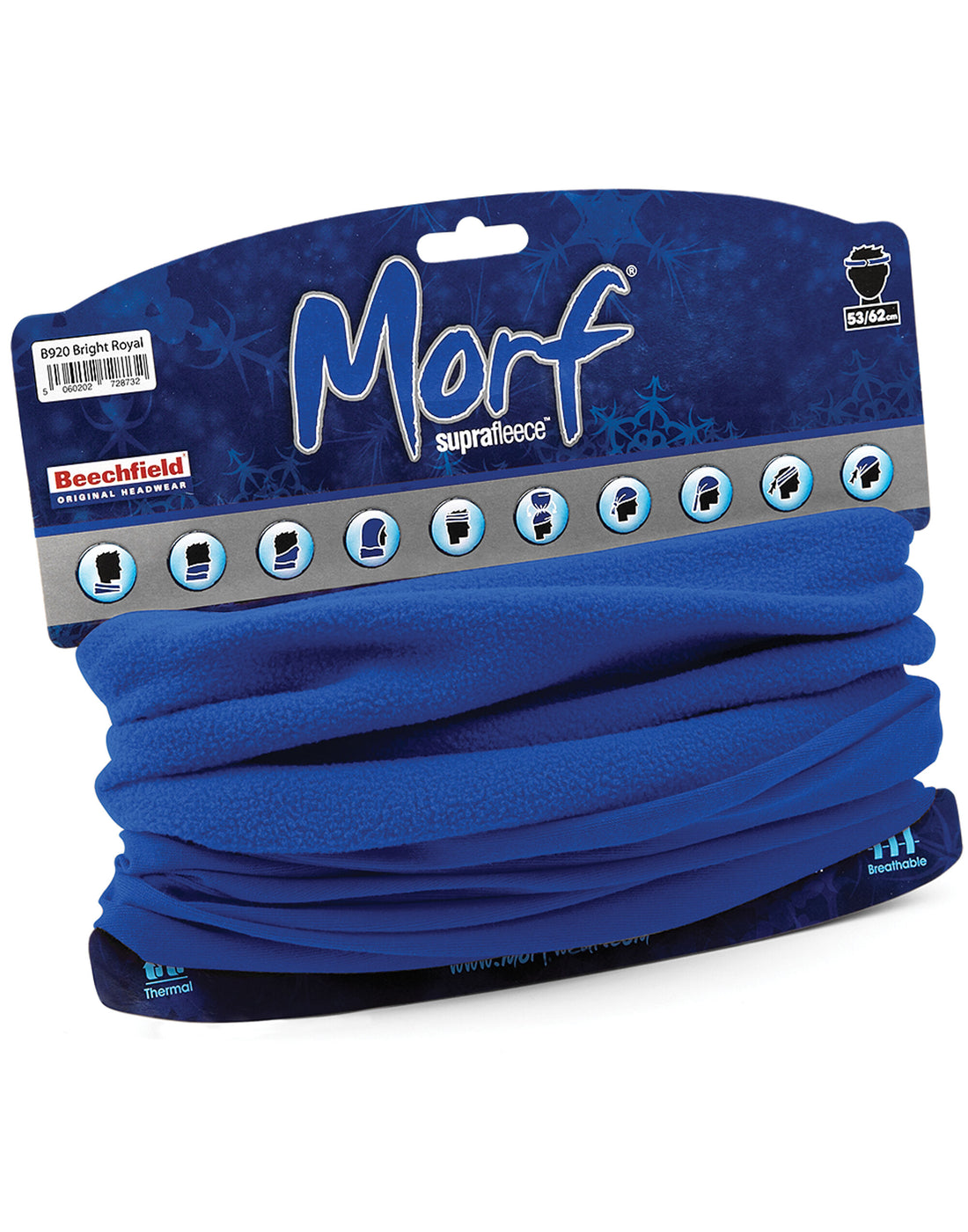 Beechfield Morf¬Æ Suprafleece¬Æ B920 - Bright Royal O S - Customisable Scarves