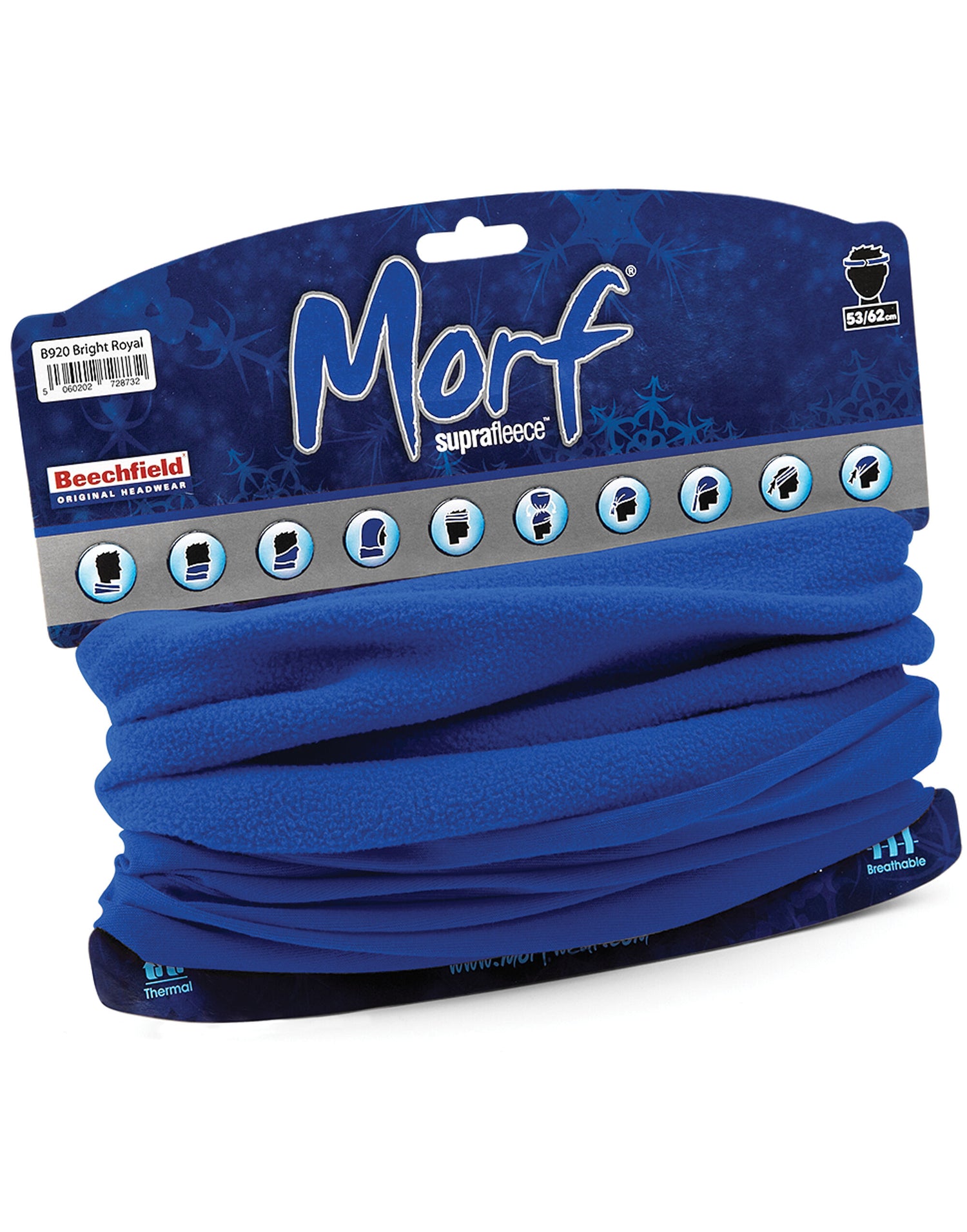 Beechfield Morf¬Æ Suprafleece¬Æ B920 - Bright Royal O S - Customisable Scarves