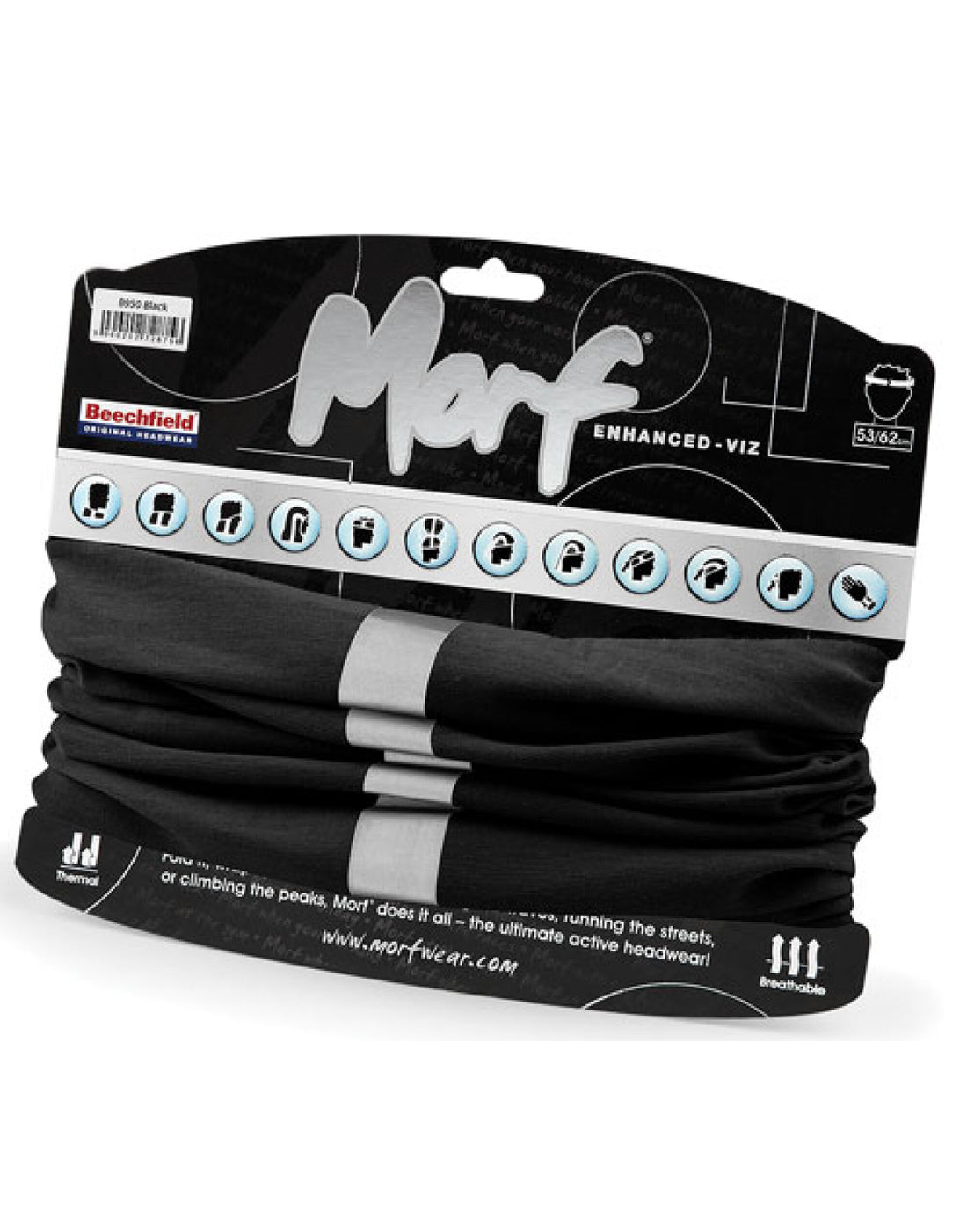 Beechfield Morf¬Æ Enhanced-Viz B950 - Black O S - Customisable Scarves