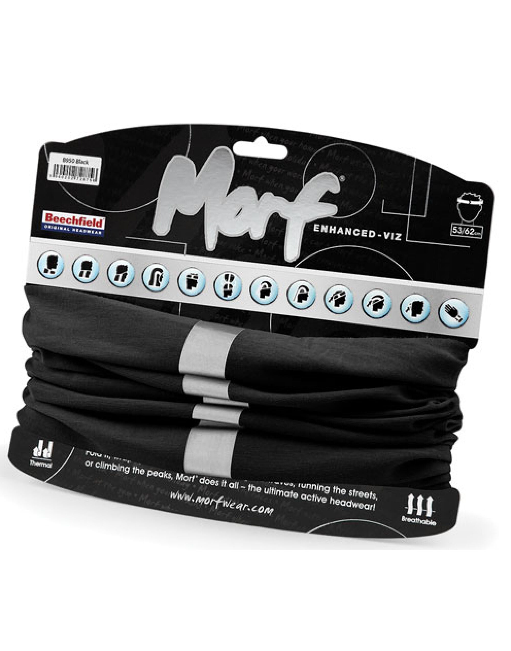 Beechfield Morf¬Æ Enhanced-Viz B950 - Black O S - Customisable Scarves