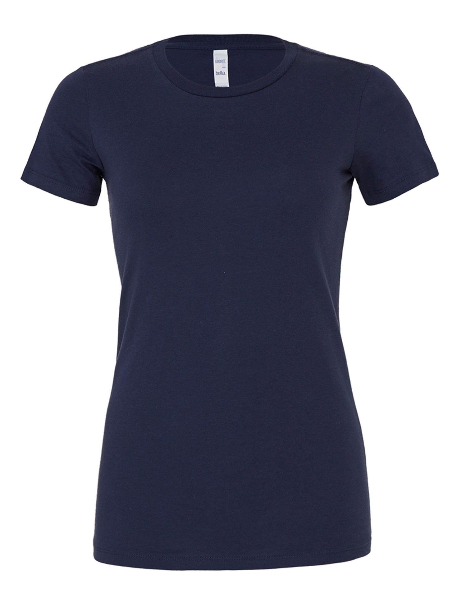 Bella Womens Slim Fit Tee BE6004 - Navy - Customisable