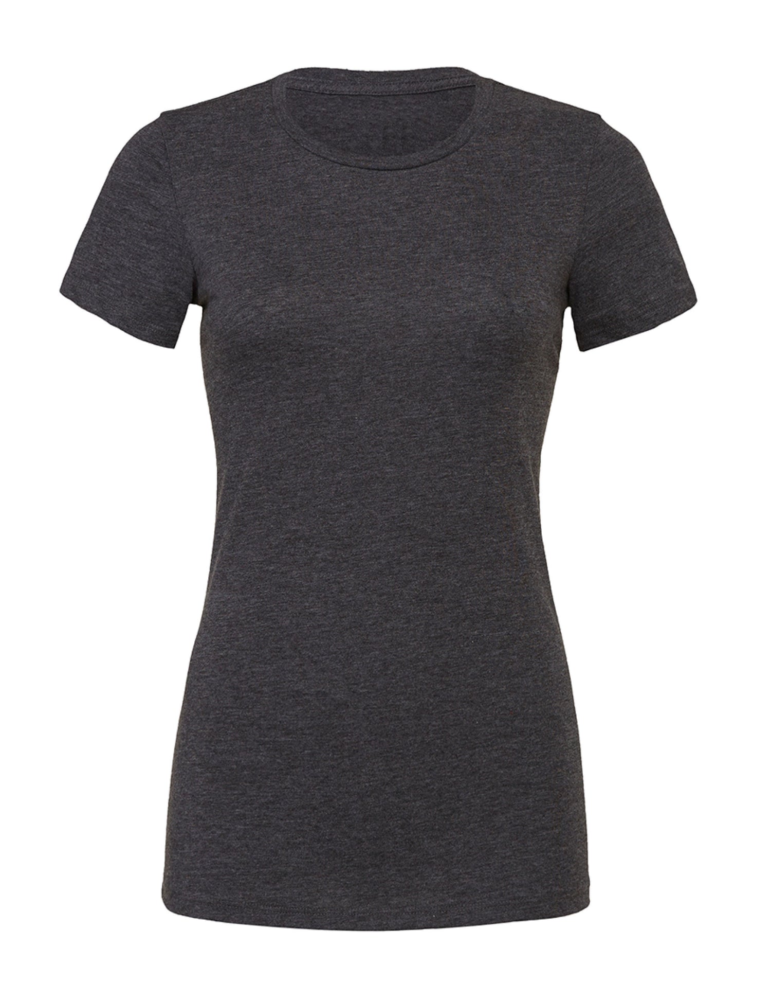 Bella Womens Slim Fit Tee BE6004 - Dark Grey Heather - Customisable