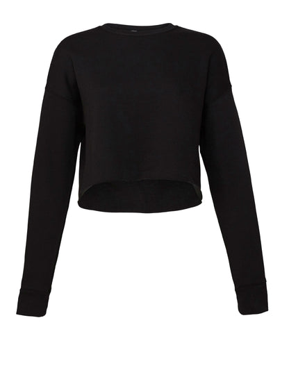 Bella Womens Cropped Fleece Sweat BE7503 - - Customisable Sweatshirts