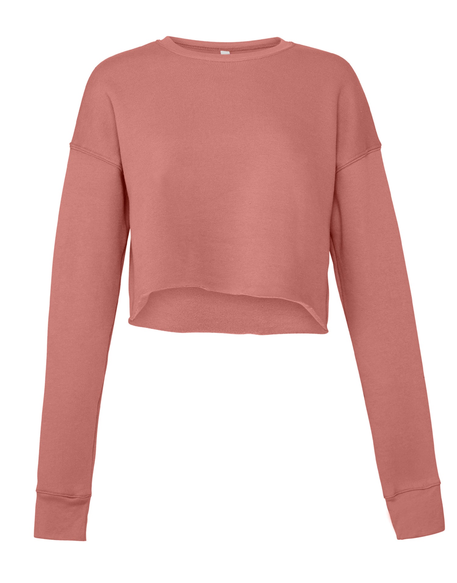 Bella Womens Cropped Fleece Sweat BE7503 - - Customisable Sweatshirts