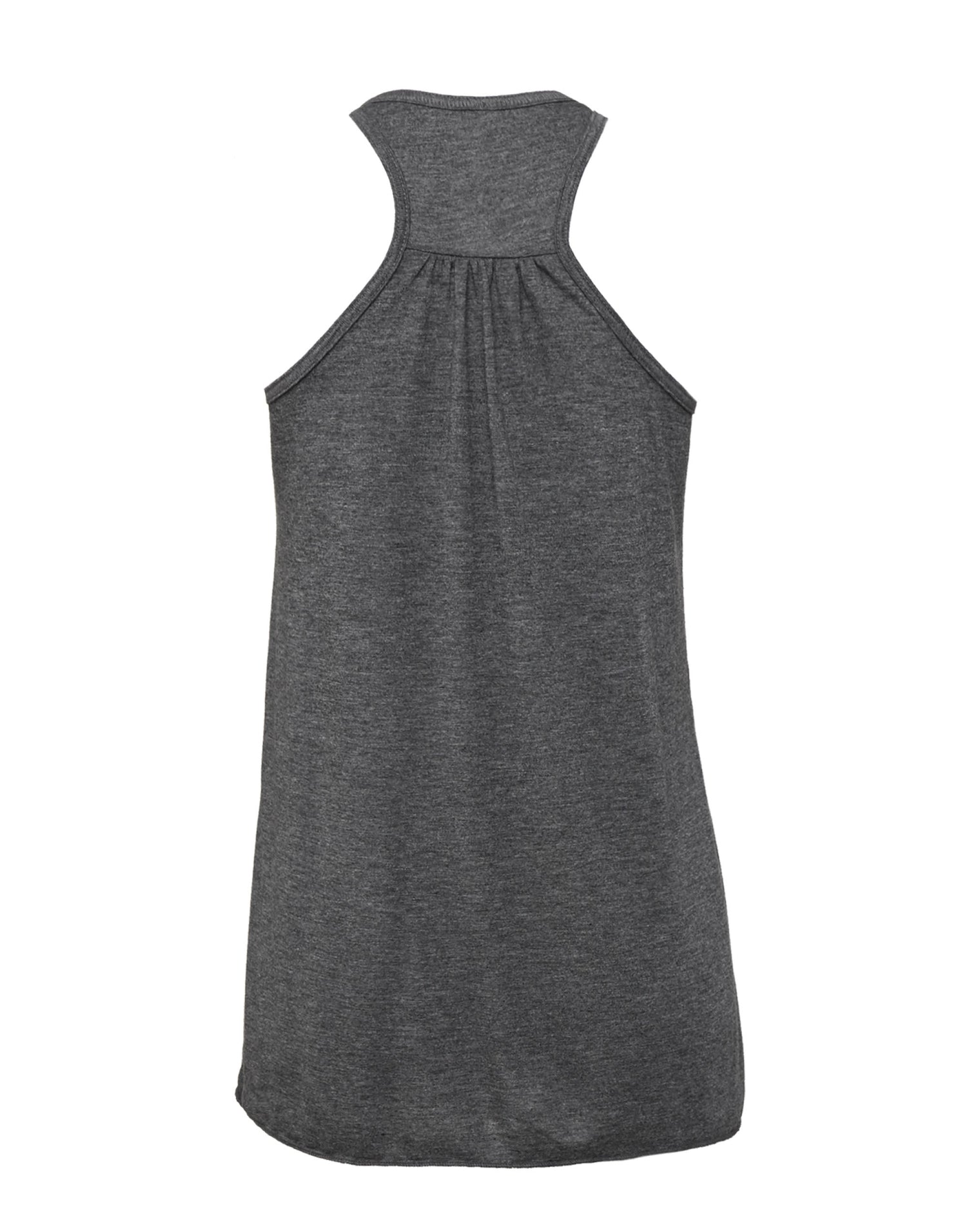 Bella Womens Flowy Racerback Tank BE8800 - Dark Heather - Customisable T-Shirts