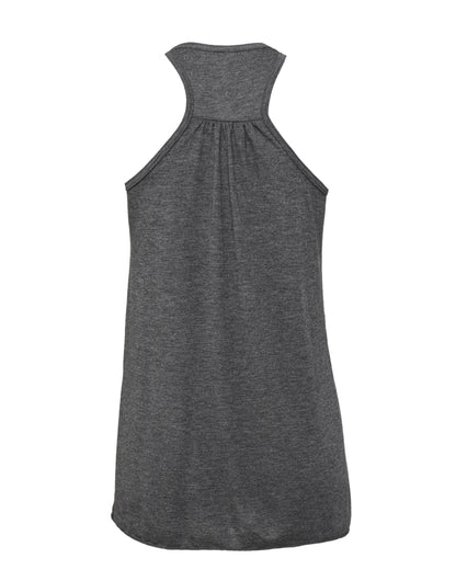 Bella Womens Flowy Racerback Tank BE8800 - Dark Heather - Customisable T-Shirts
