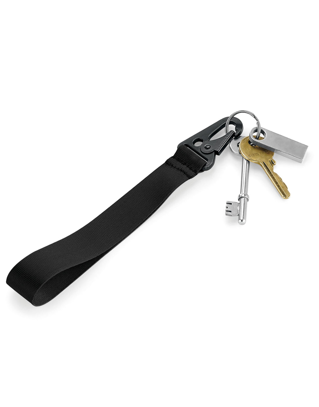 Bagbase Brandable Key Clip BG100 - Black O S - Customisable Keyrings