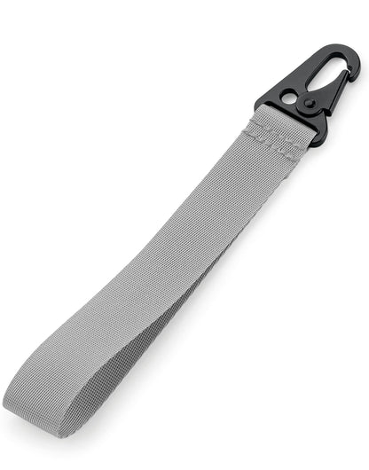 Bagbase Brandable Key Clip BG100 - Grey O S - Customisable Keyrings