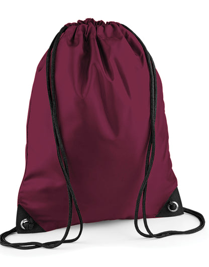 Bagbase Premium Gymsac BG10 - Burgundy O S - Customisable Bags