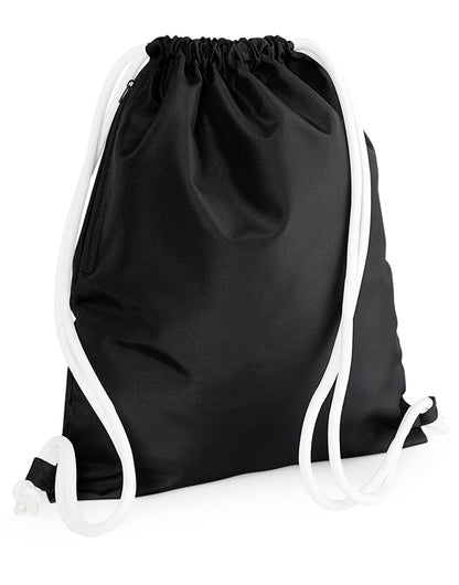 Bagbase Icon Gymsac BG110 - Black O S - Customisable Bags
