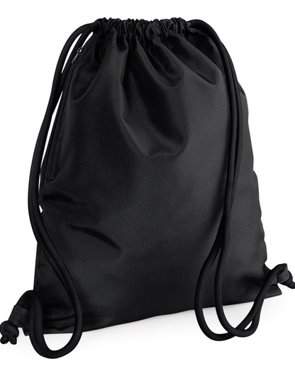Bagbase Icon Gymsac BG110 - Black Black O S - Customisable Bags