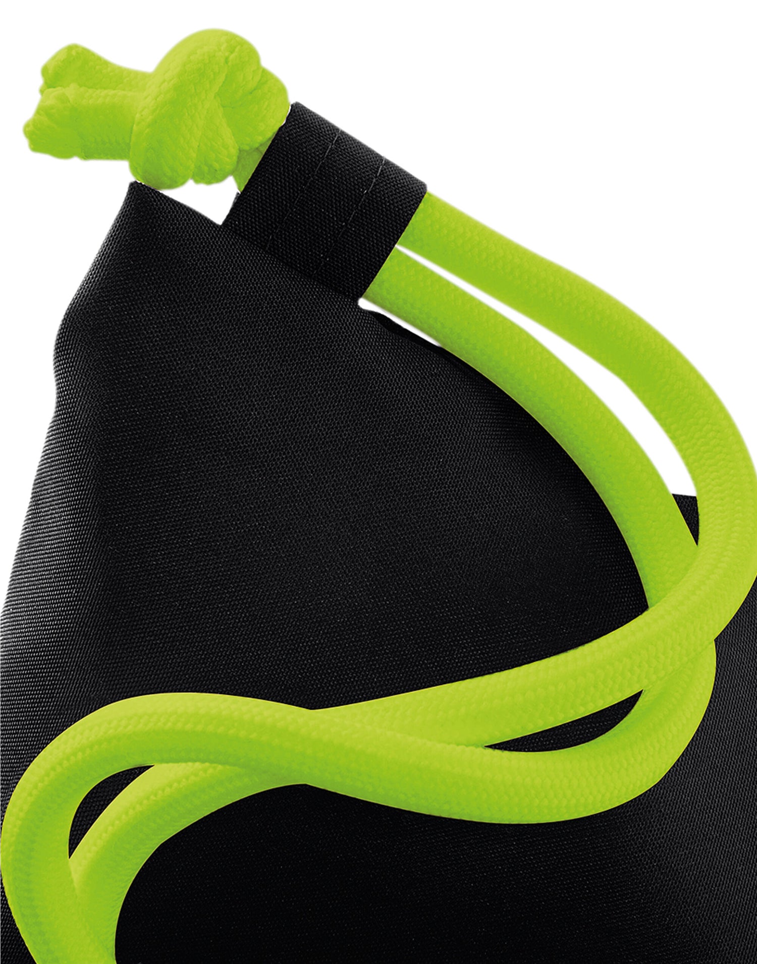 Bagbase Icon Gymsac BG110 - Black Lime Green O S - Customisable Bags