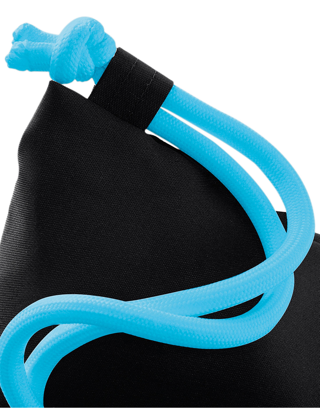 Bagbase Icon Gymsac BG110 - Black Surf Blue O S - Customisable Bags