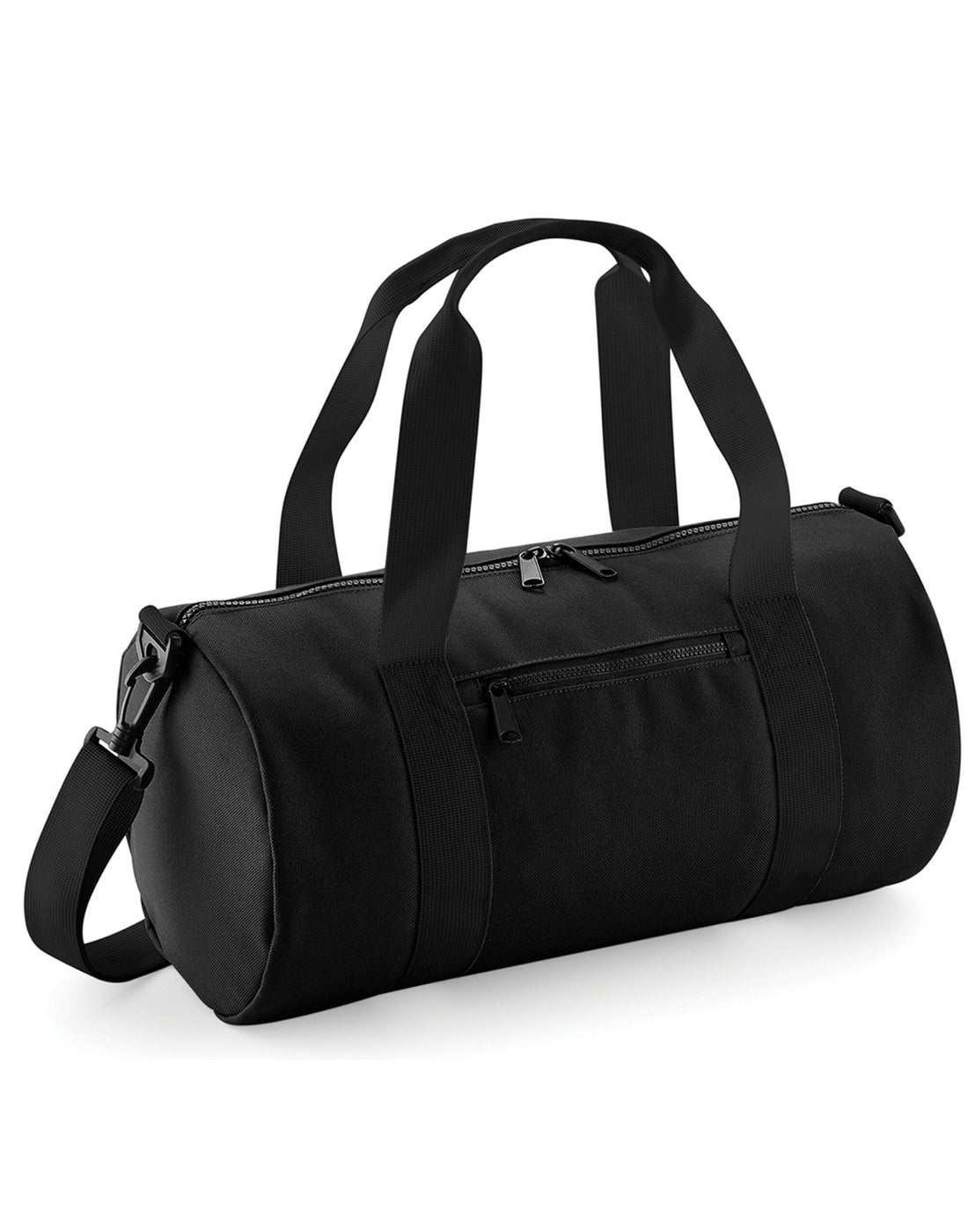 Bagbase Mini Barrel Bag BG140S - Black O S - Customisable Bags