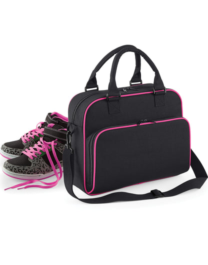 Bagbase Junior Dance Bag BG145 - Black Fuchia O S - Customisable Bags