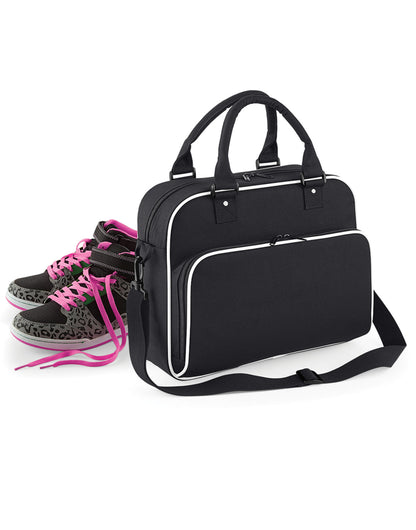 Bagbase Junior Dance Bag BG145 - Black White O S - Customisable Bags