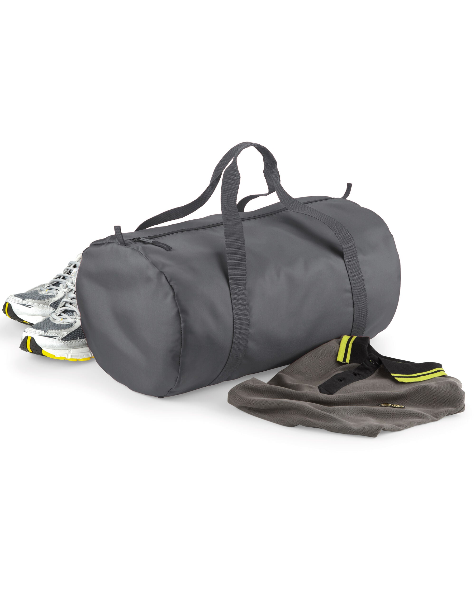 Bagbase Packaway Barrel Bag BG150 - Graphite Grey Graphite Grey O S - Customisable Bags