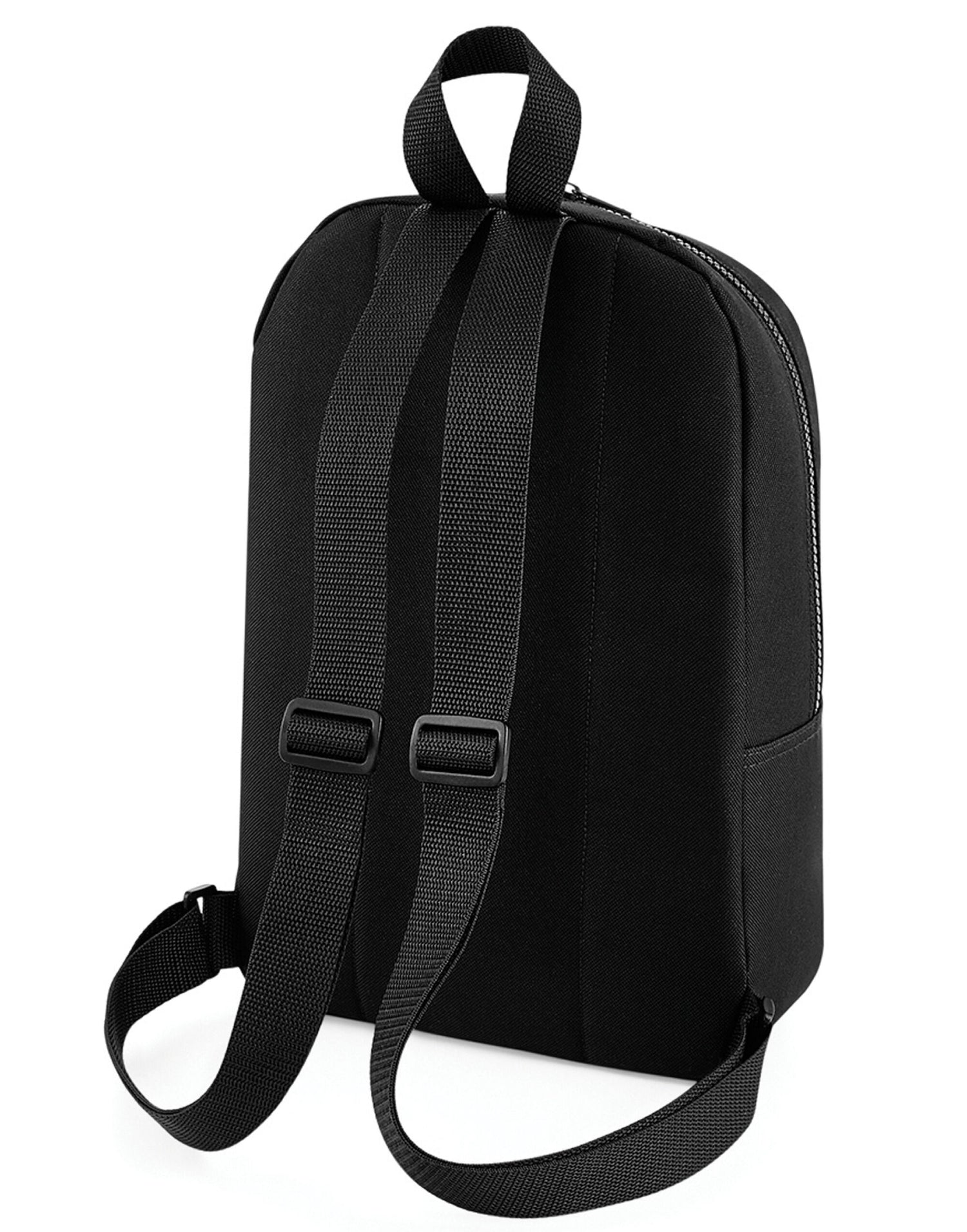 Bagbase Mini Essential Fashion Backpack BG153 - Black O S - Customisable Bags