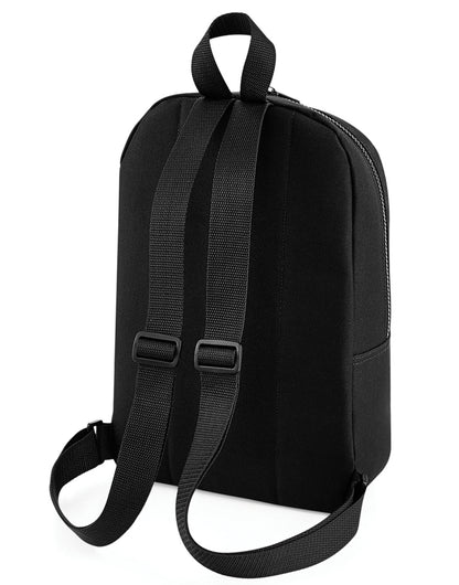 Bagbase Mini Essential Fashion Backpack BG153 - Black O S - Customisable Bags