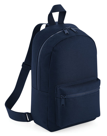 Bagbase Mini Essential Fashion Backpack BG153 - French Navy O S - Customisable Bags