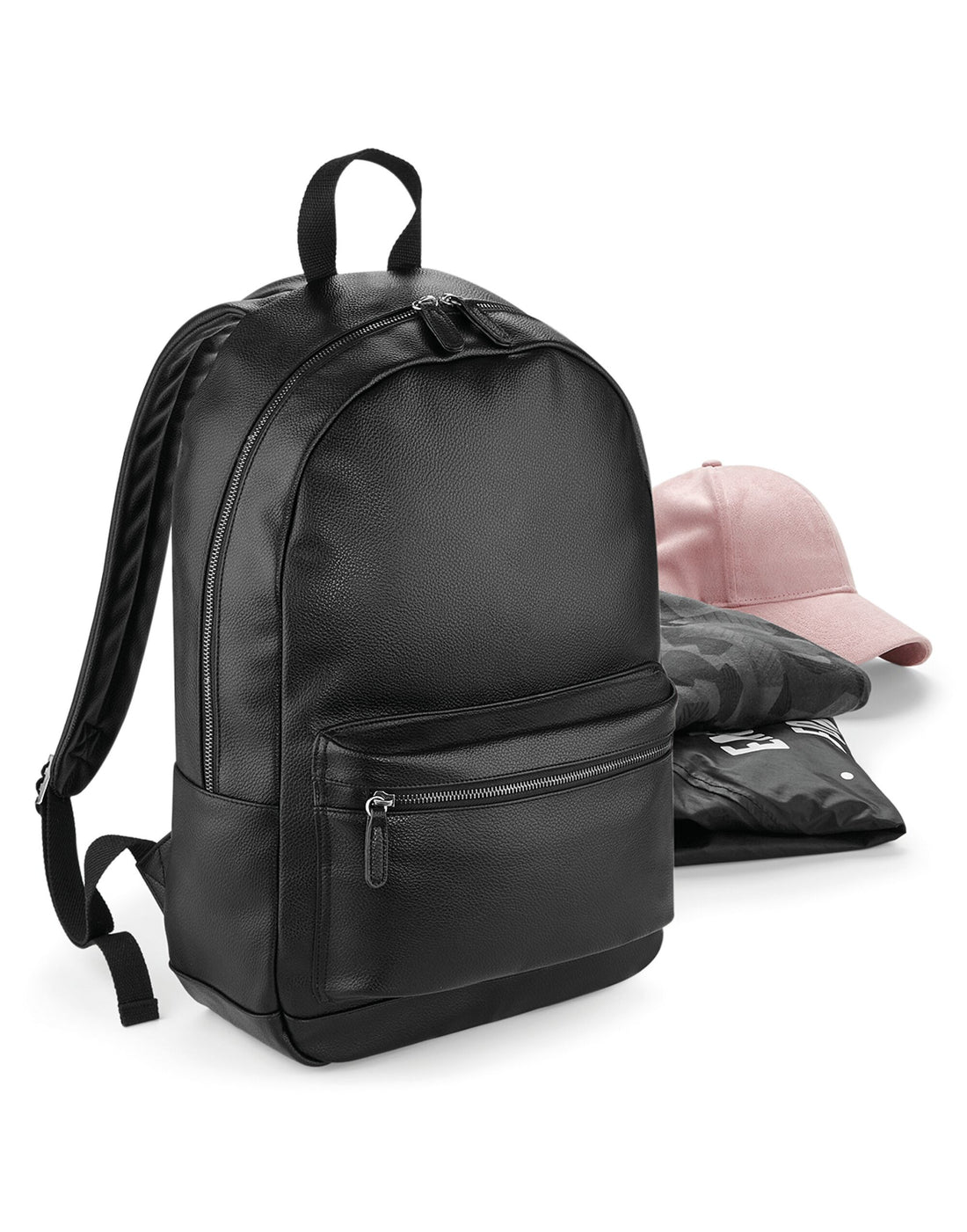 Bagbase Faux Leather Fashion Backpack BG255 - - Customisable Bags