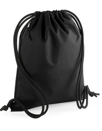 Bagbase Recycled Gymsac BG281 - Black O S - Customisable Bags