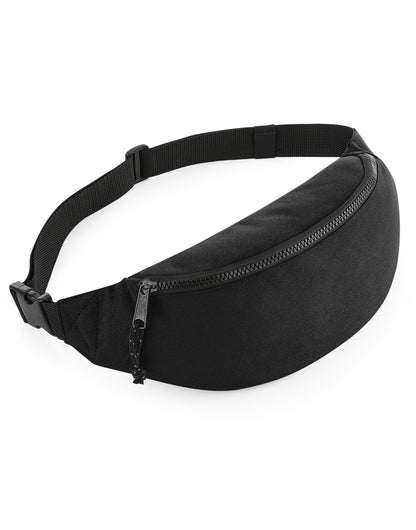 Bagbase Recycled Waistpack BG282 - Black O S - Customisable Bags