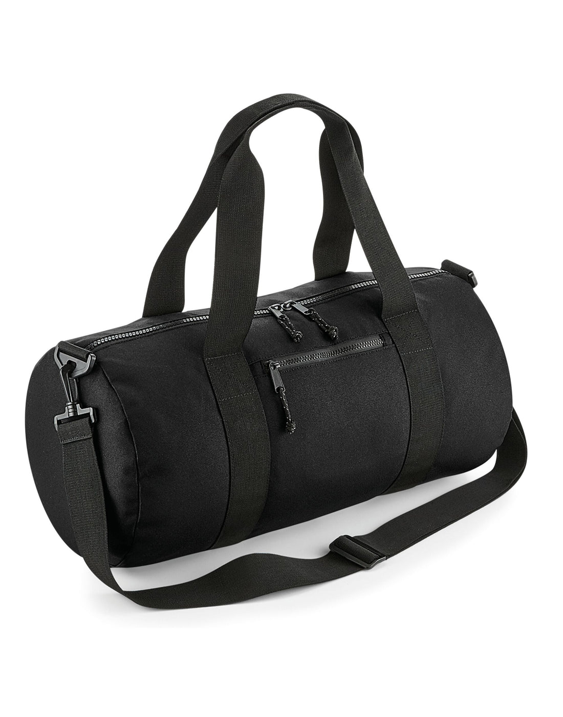Bagbase Recycled Barrel Bag BG284 - Black O S - Customisable Bags