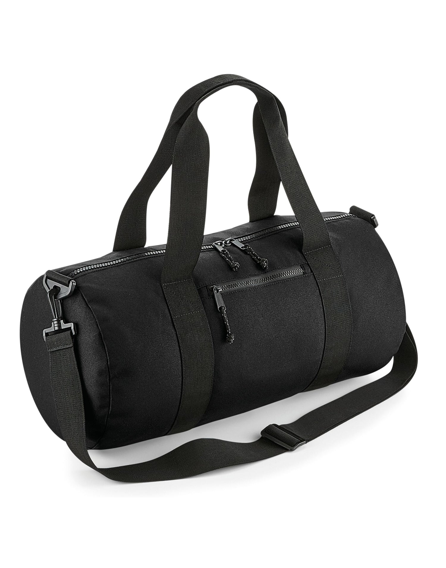 Bagbase Recycled Barrel Bag BG284 - Black O S - Customisable Bags
