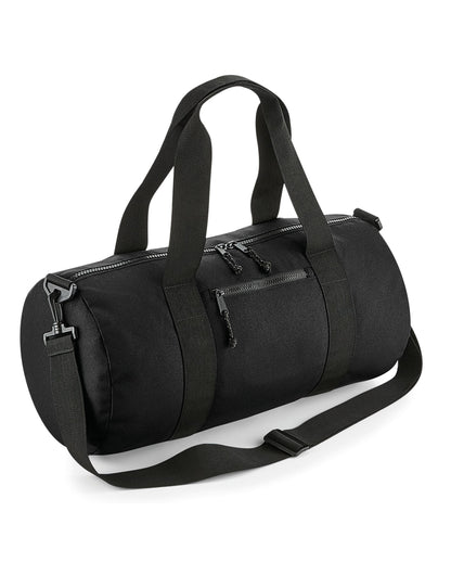 Bagbase Recycled Barrel Bag BG284 - Black O S - Customisable Bags