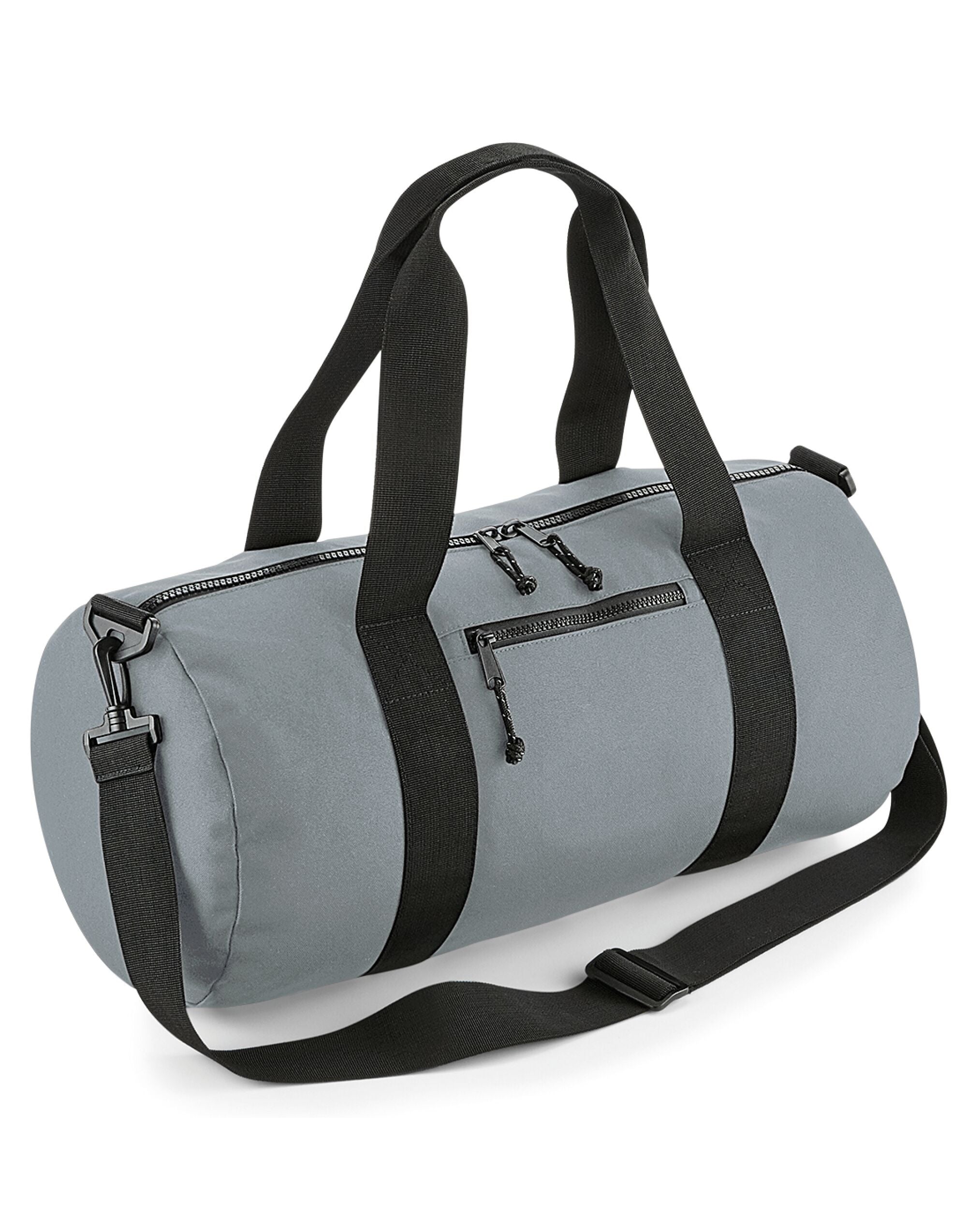 Bagbase Recycled Barrel Bag BG284 - Pure Grey O S - Customisable Bags