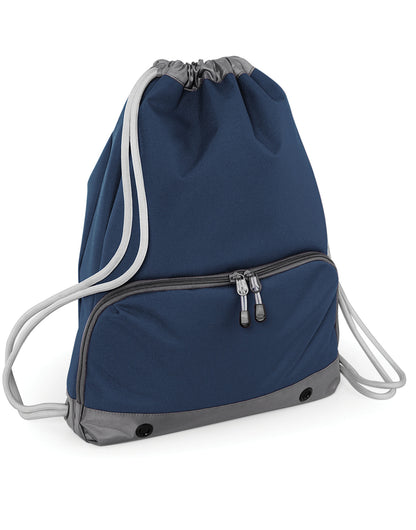Bagbase Athleisure Gymsac BG542 - French Navy O S - Customisable Bags