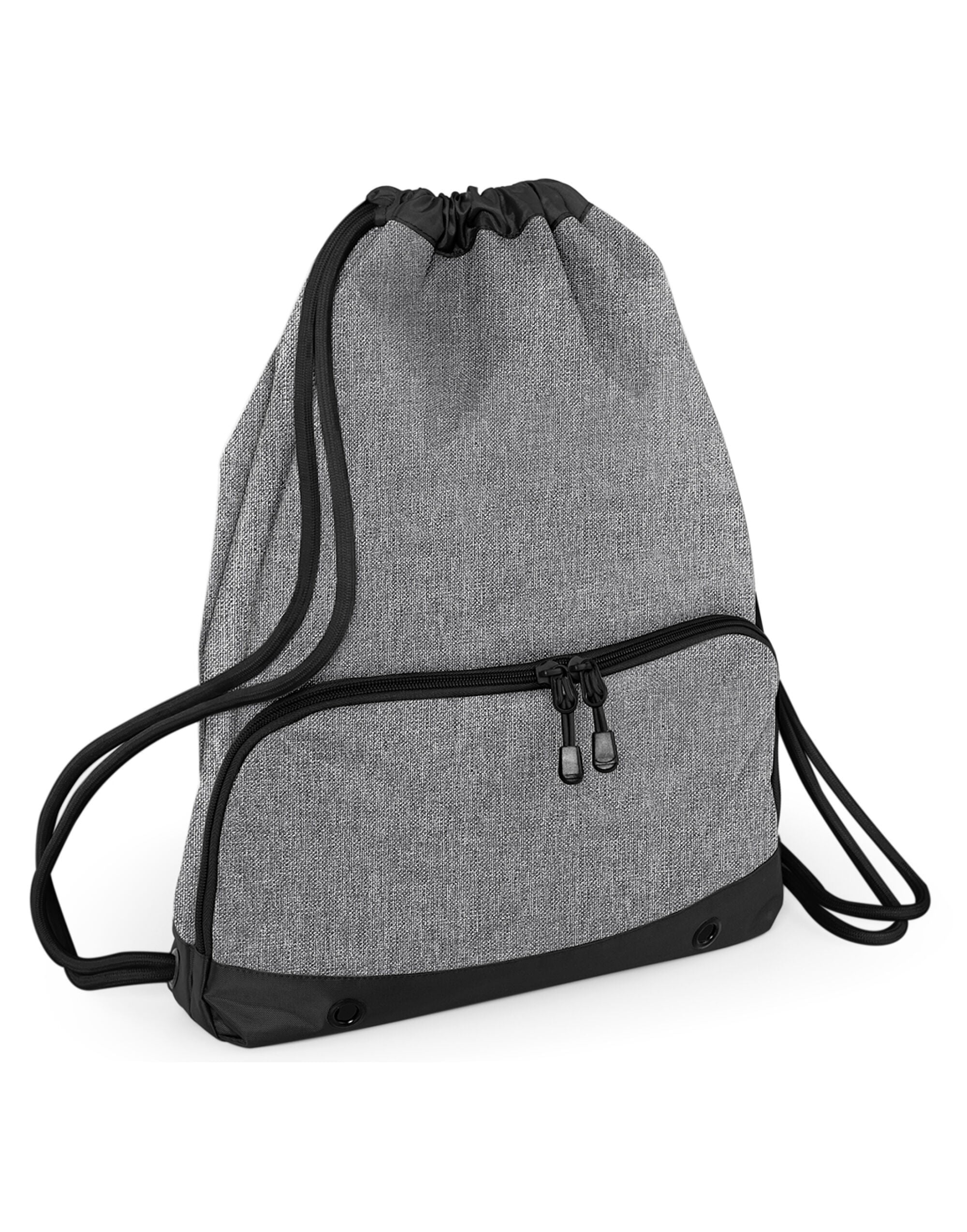 Bagbase Athleisure Gymsac BG542 - Grey Marl O S - Customisable Bags