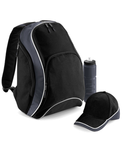 Bagbase Teamwear Backpack BG571 - Black Grey White O S - Customisable Bags