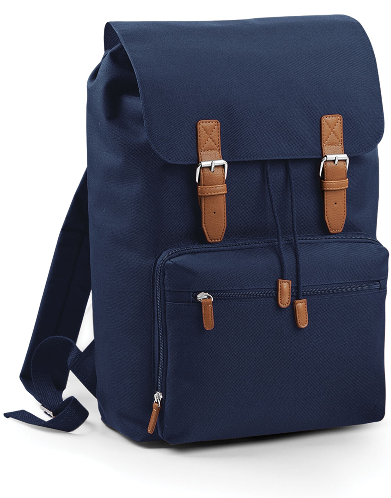 Bagbase Vintage Laptop Backpack bg613 - French Navy O S - Customisable Bags