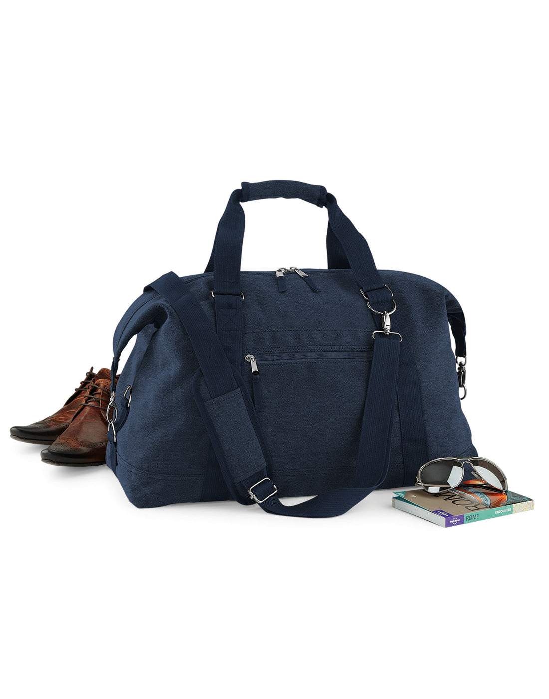 Bagbase Vintage Canvas Weekender bg650 - - Customisable Bags
