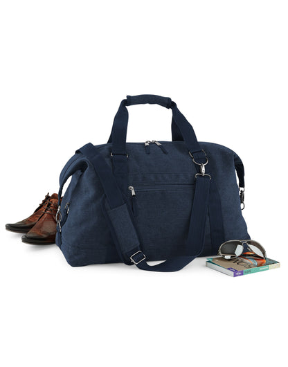 Bagbase Vintage Canvas Weekender bg650 - - Customisable Bags