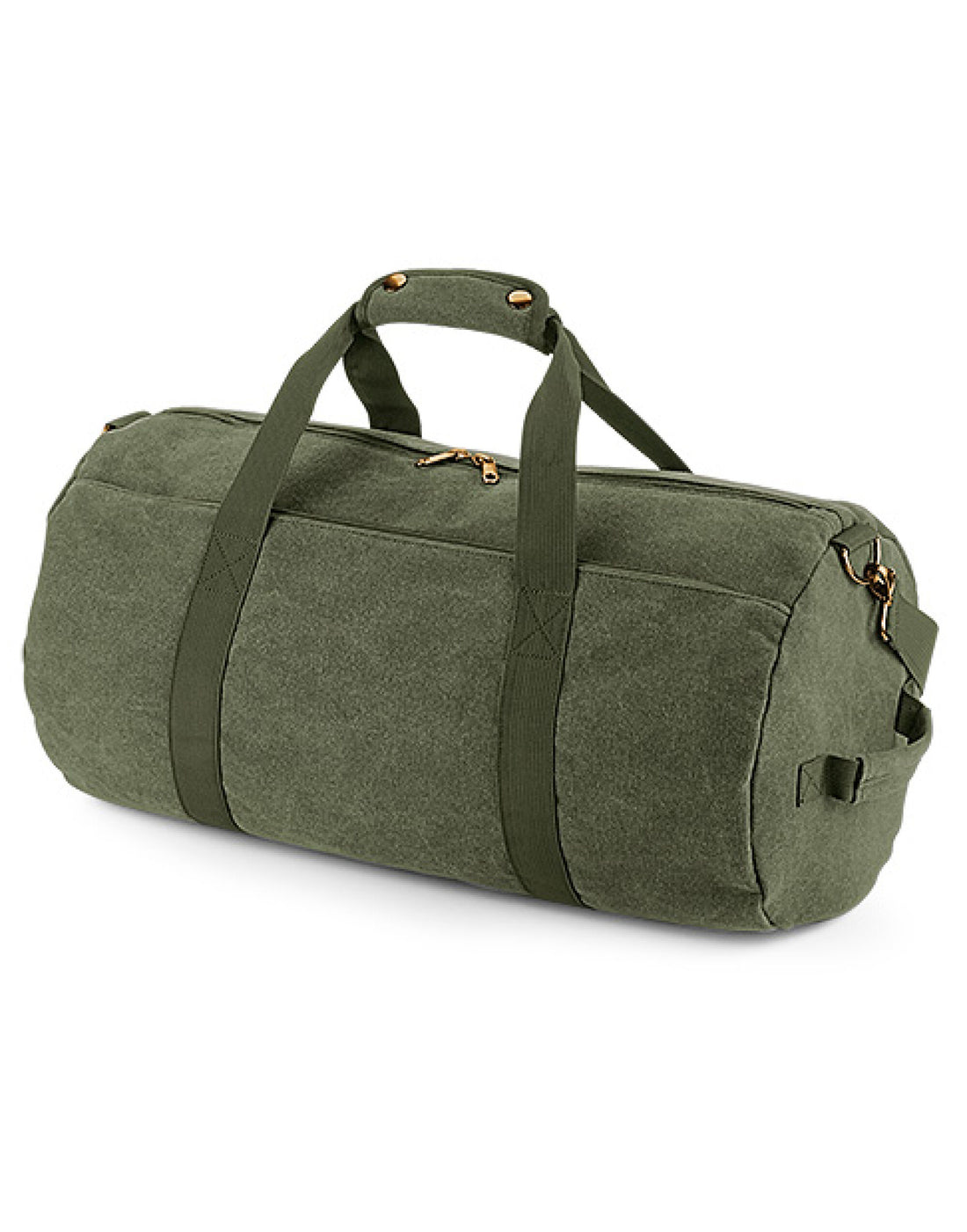 Bagbase Vintage Canval Barrel Bag bg655 - - Customisable Bags