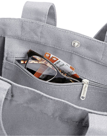 Bagbase Canvas Day Bag bg673 - Light Grey O S - Customisable Bags