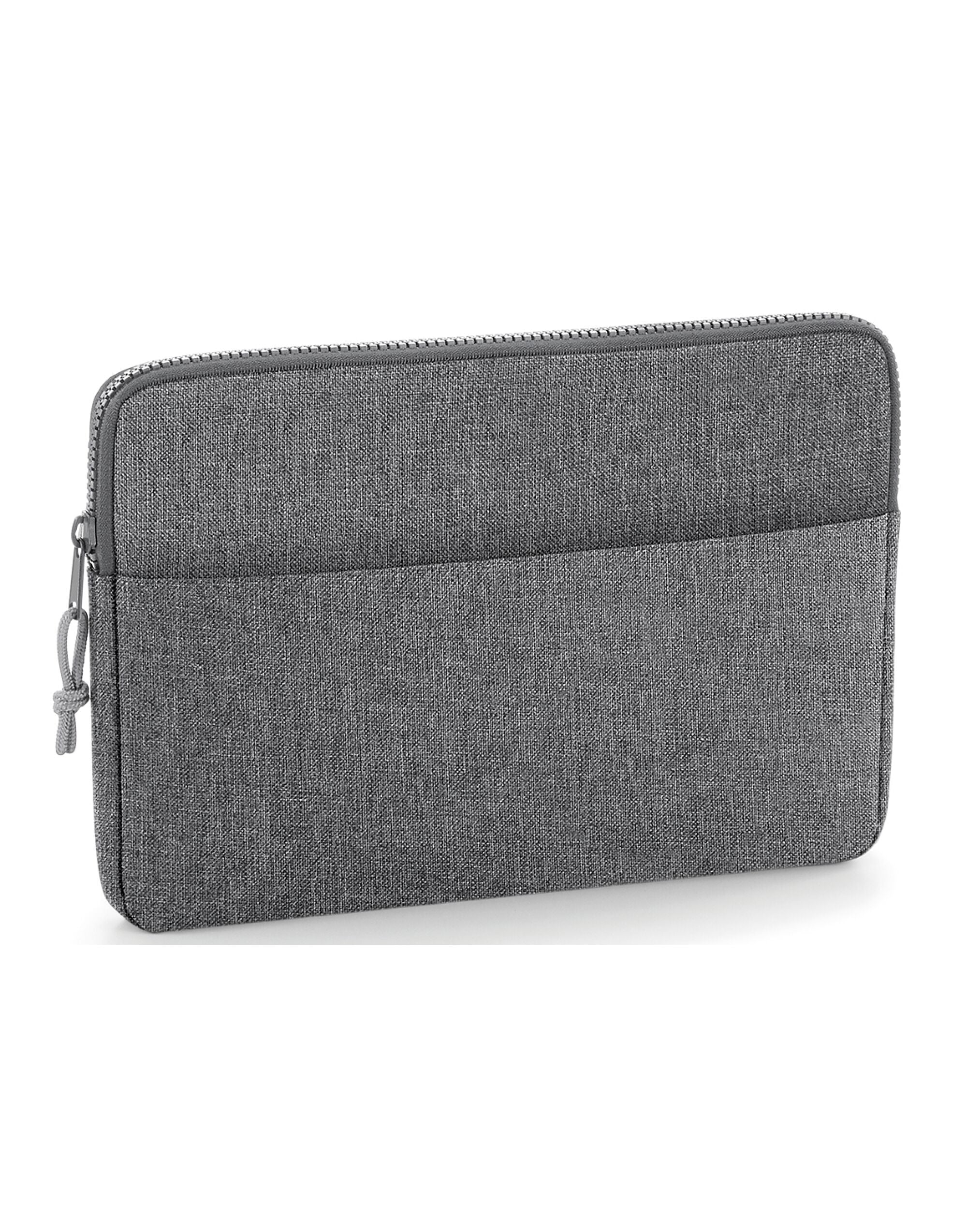 Bagbase Essential 15 Laptop Case bg68 - Grey Marl O S - Customisable Bags