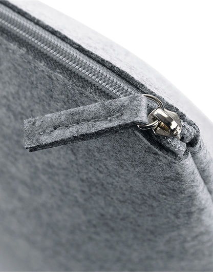 Bagbase Felt Accessory Bag bg724 - Grey Melange M - Customisable Bags