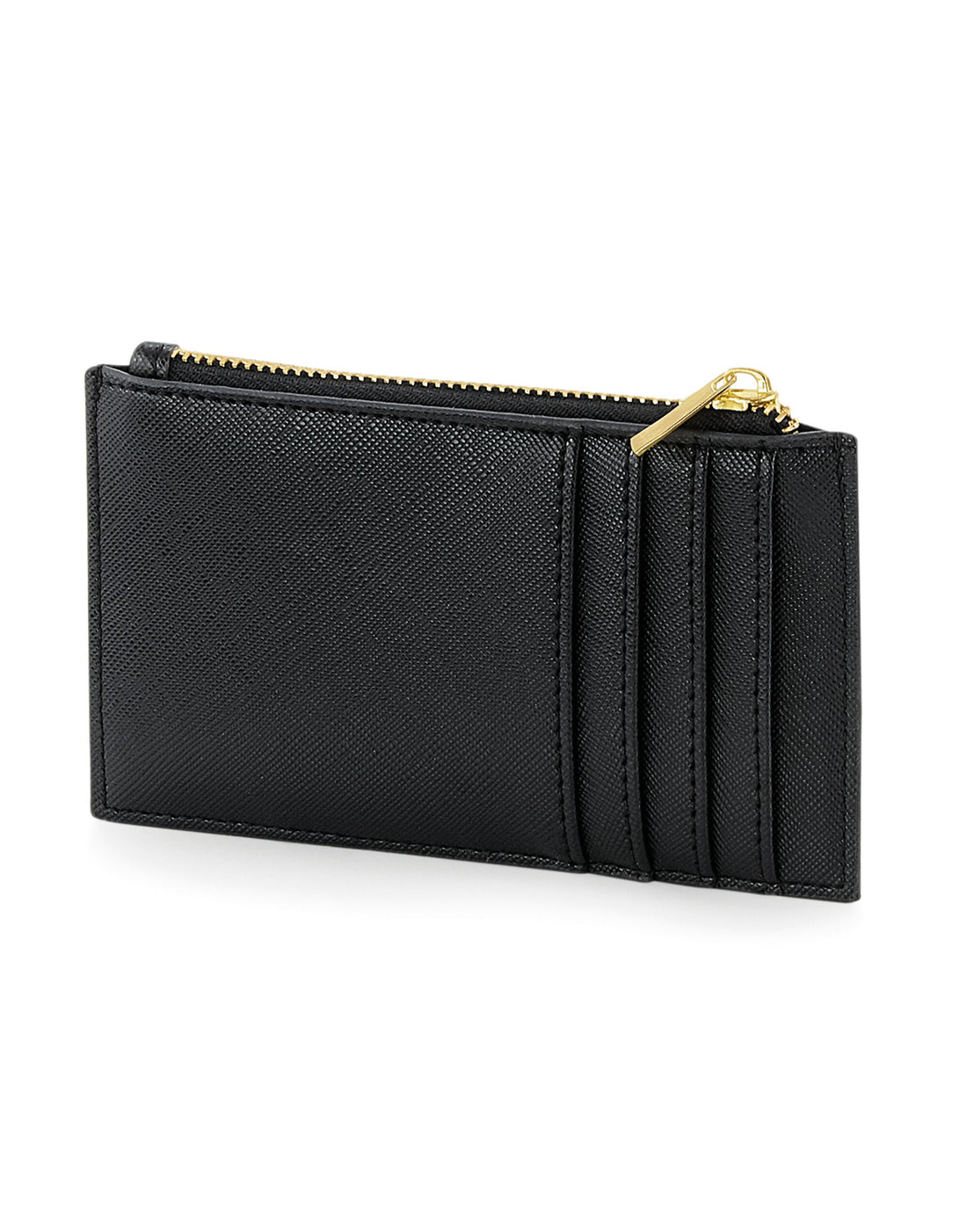 Bagbase Boutique Card Holder bg754 - Black O S - Customisable Bags
