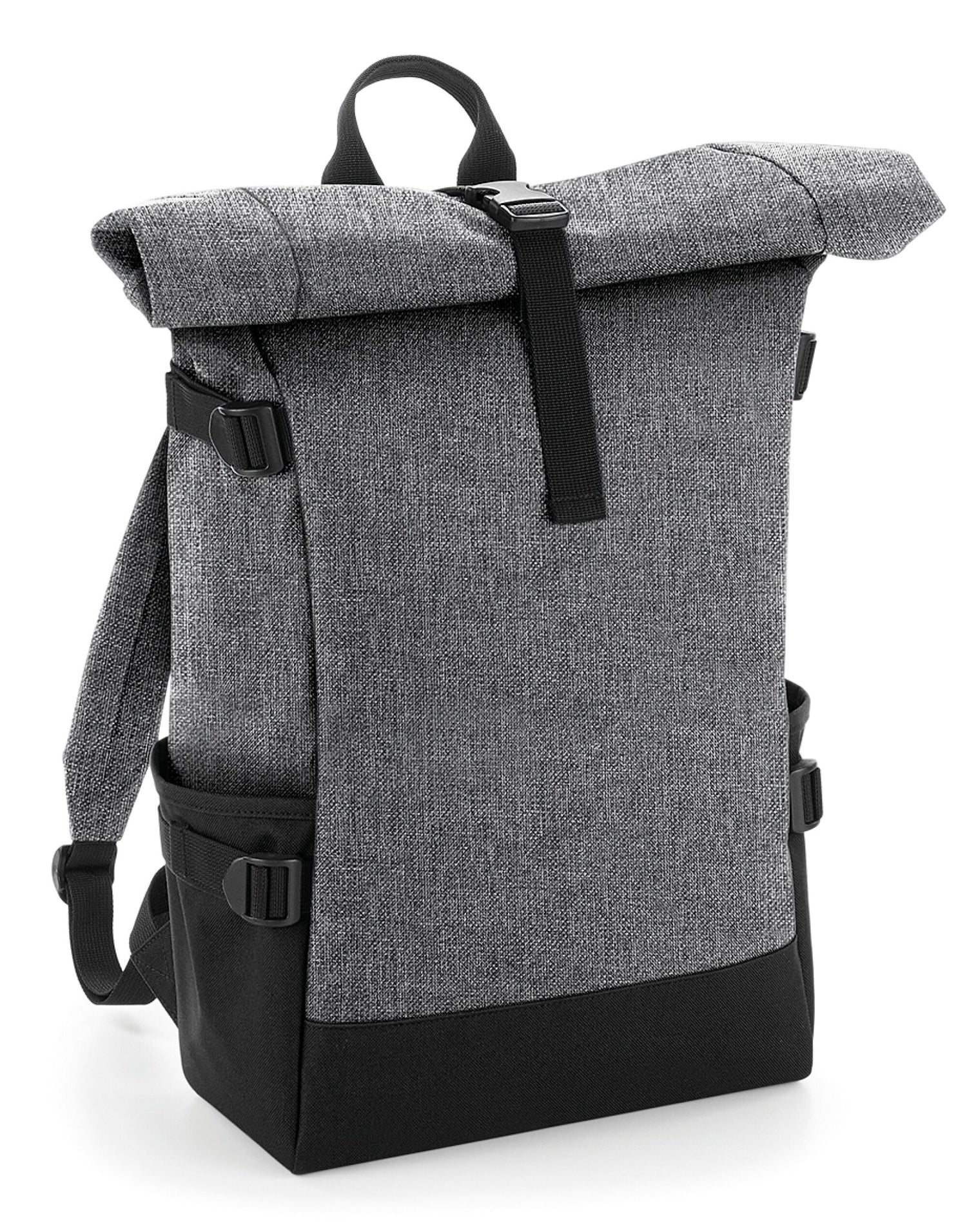 Bagbase Block Roll Top Backpack bg858 - - Customisable Bags