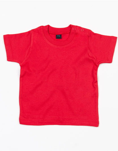 Babybugz Baby T bz02 - Red - Customisable Babywear